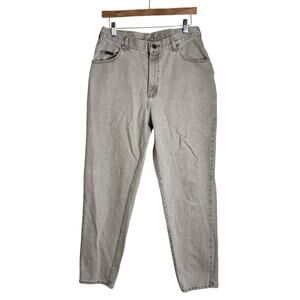 Vintage Lee Riveted High Rise‎ Tan Jeans Denim Pants Women’s Size 14